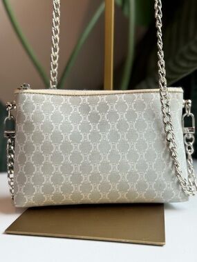 Celine ‘Triomphe Clutch/ Crossbody/ Pouch’